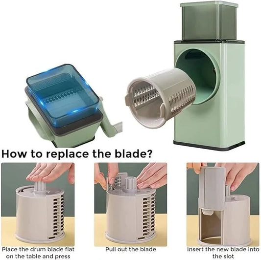 Stainless Steel Rotary Vegetable Cutter