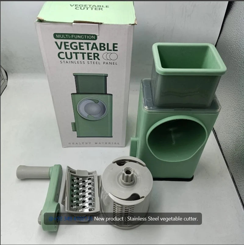 Stainless Steel Rotary Vegetable Cutter