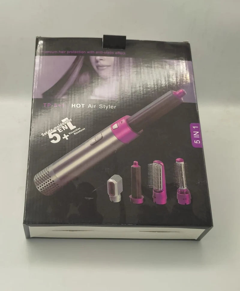 5-in-1 Hot Air Brush – Multi-Style Hair Dryer & Styling Tool