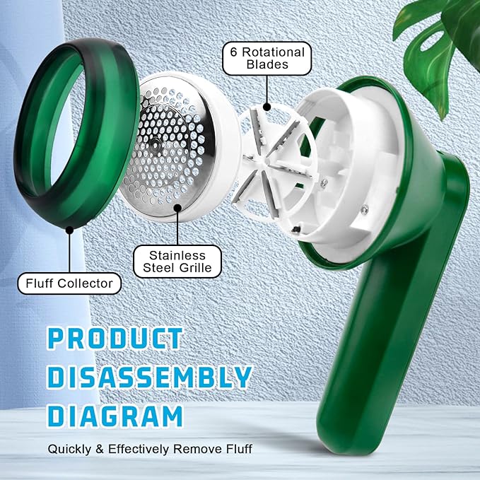 Rechargeable Fabric Lint Remover – Electric Clothes Shaver