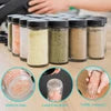 18-Jar Rotating Spice Rack – Space-Saving Kitchen Organizer