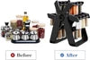 18-Jar Rotating Spice Rack – Space-Saving Kitchen Organizer