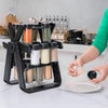 18-Jar Rotating Spice Rack – Space-Saving Kitchen Organizer