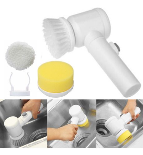 5-in-1 Electric Cleaning Brush – Multi-Purpose Scrub & Cleaning Tool