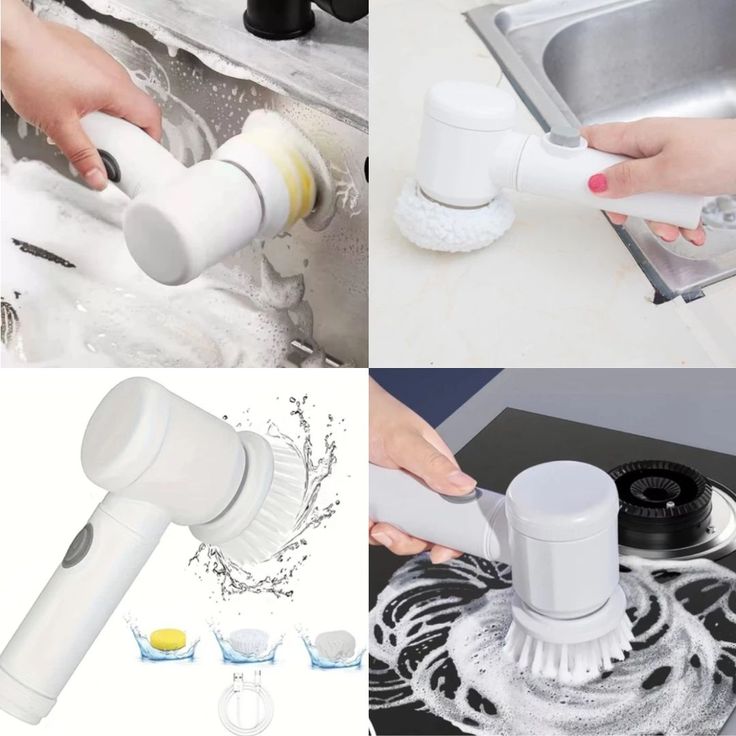 5-in-1 Electric Cleaning Brush – Multi-Purpose Scrub & Cleaning Tool