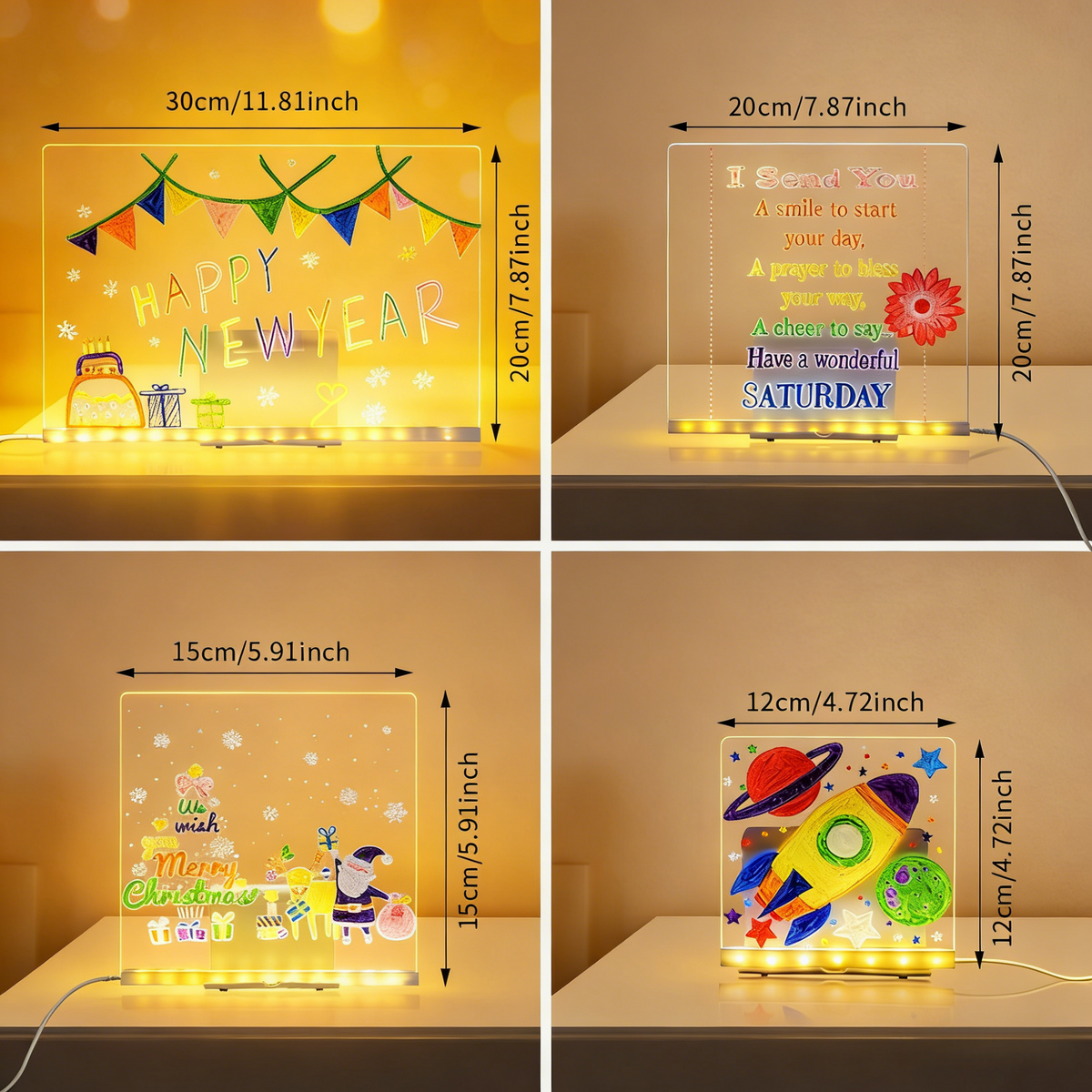 Magic LED Drawing Board – Light-Up Tracing & Sketching Board