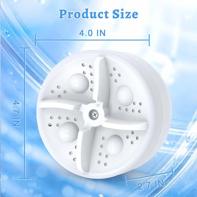 2-in-1 Mini Portable Washing Machine