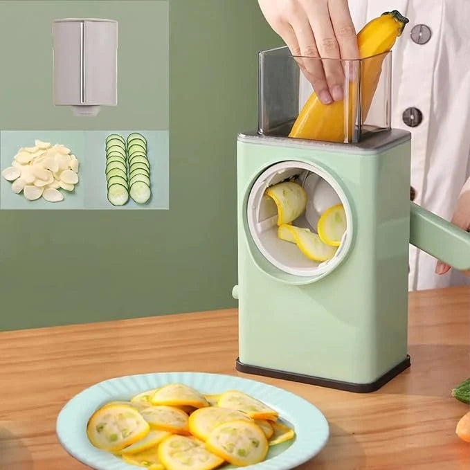 Stainless Steel Rotary Vegetable Cutter