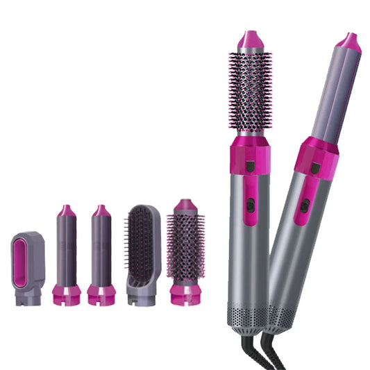 5-in-1 Hot Air Brush – Multi-Style Hair Dryer & Styling Tool
