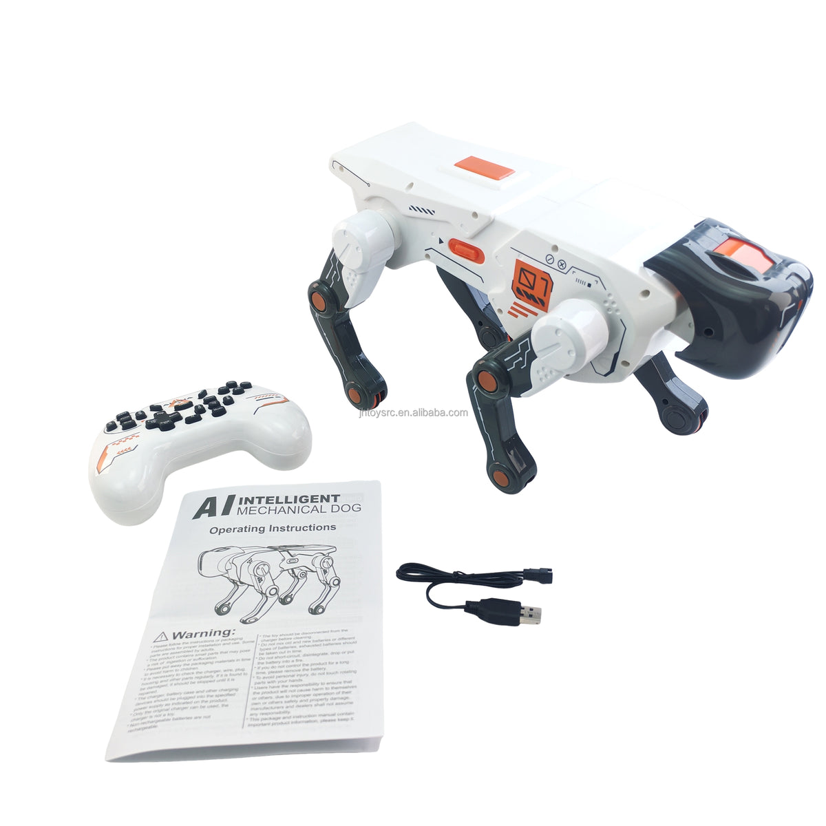AI Intelligent Robot Dog Toy-2.4GHz Remote Control Smart Mechanical Dog
