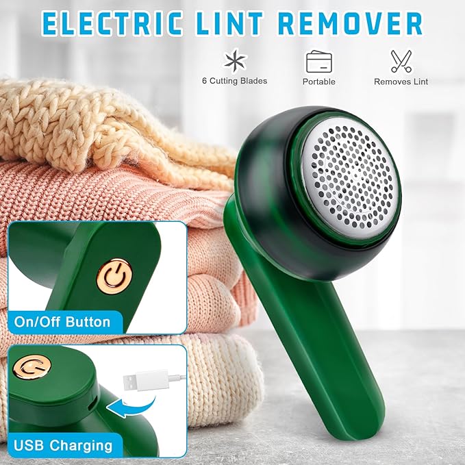 Rechargeable Fabric Lint Remover – Electric Clothes Shaver