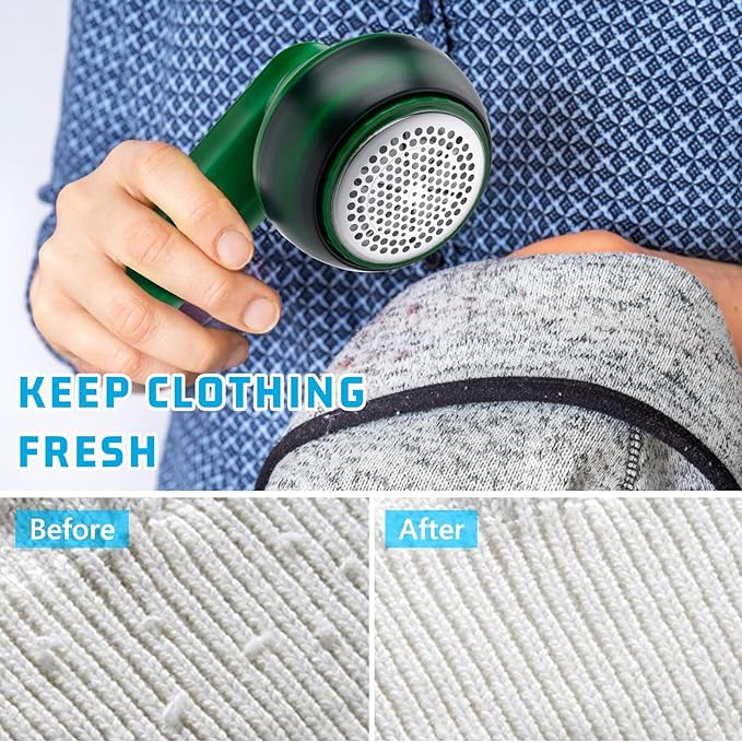 Rechargeable Fabric Lint Remover – Electric Clothes Shaver